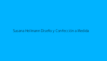 Susana Heilmann Diseño y Confección a Medida